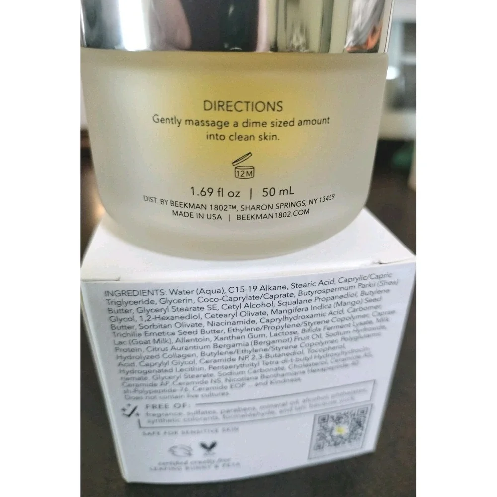 NEW IN BOX Beekman 1802‎ Milk RX Advanced Better Aging Cream 1.69 fl oz / 50 mL